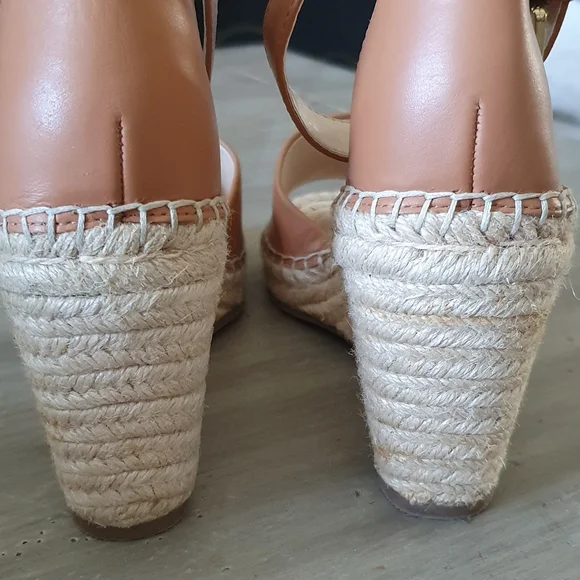 Vince Camuto Platform Maaza Wedge Leather Shoes Size 10 - Picture 5 of 12